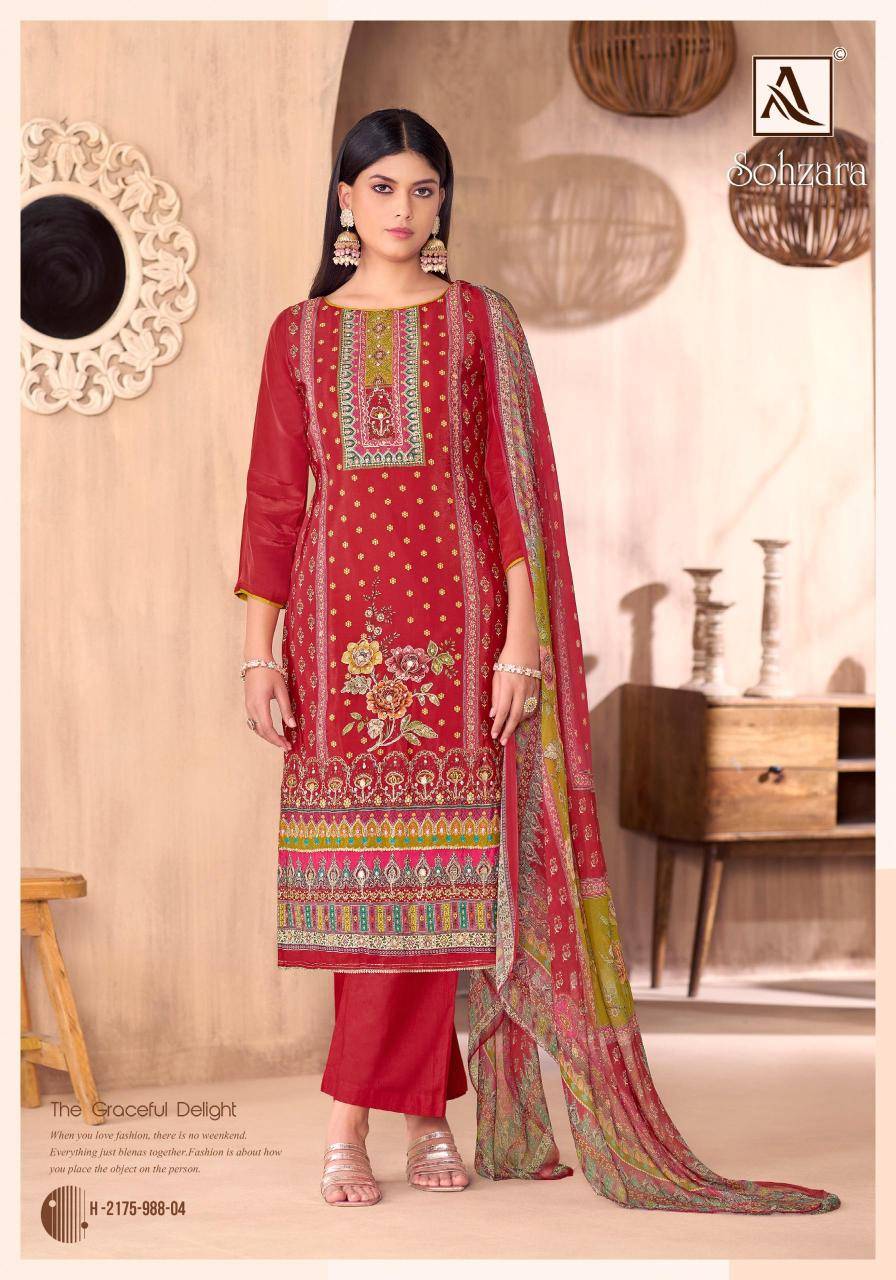 Alok suit sohzara Dress material wholesalers in Delhi
